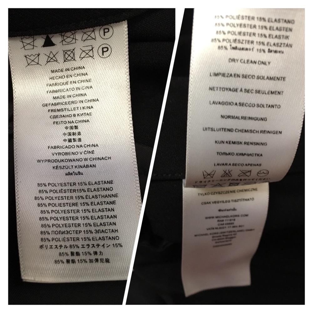 MICHAEL MICHAEL KORS BLACK TIMELESS CROPPED CULOTTE PANTS SOLD OUT@130 - Picture 6 of 7